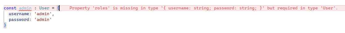 Error compilers missing properties