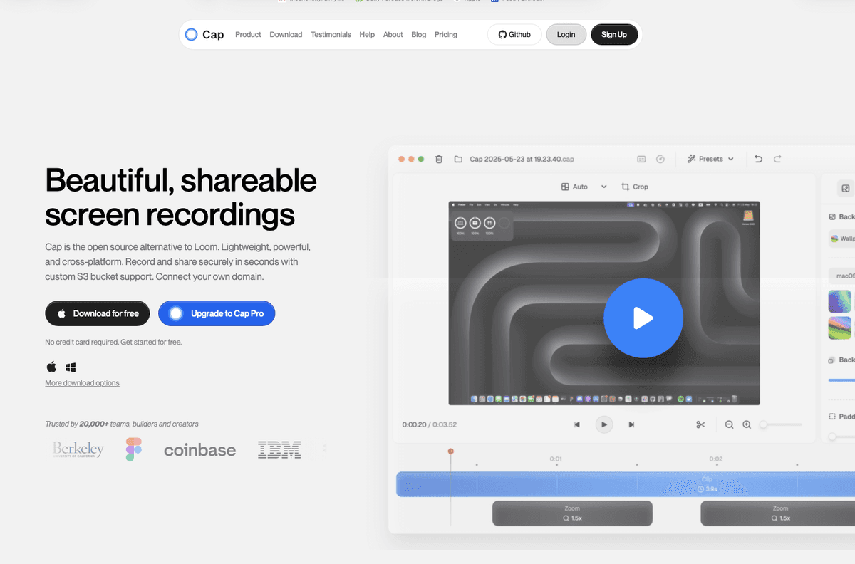 Why I Switched from Loom to Cap